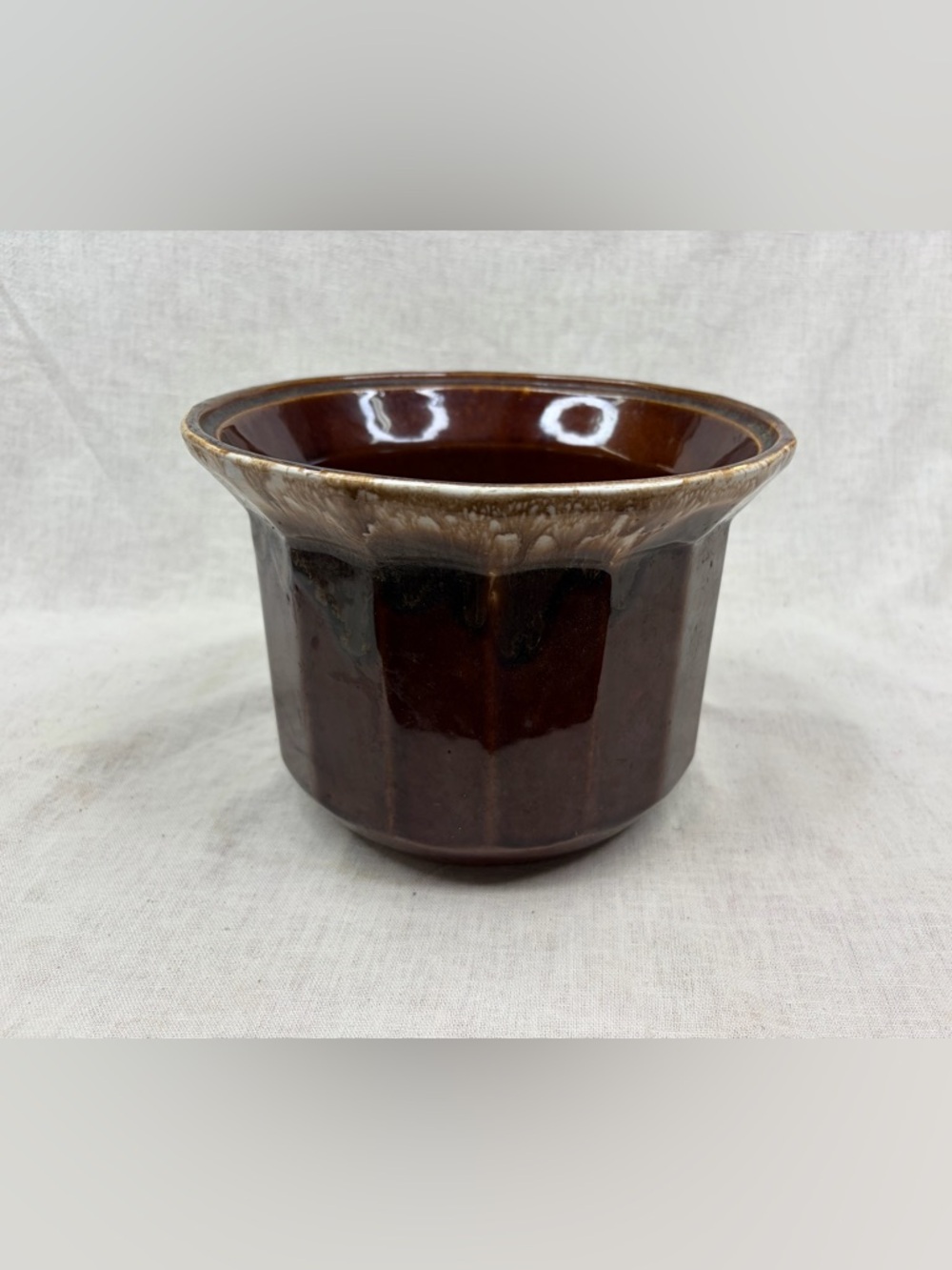 Brown Glazed Ceramic crock